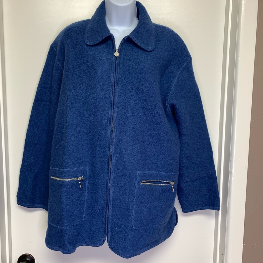 Vintage Rare Bernardo 100% Wool Jacket Size L